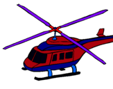 Dibujo Helicóptero  pintado por nerff