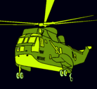 Dibujo Helicóptero al rescate pintado por rescate