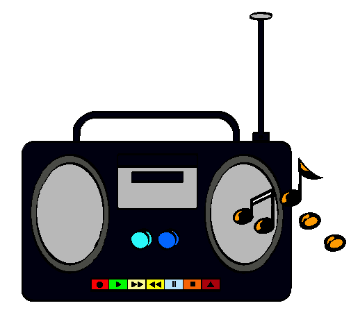 Dibujo Radio cassette 2 pintado por ianchu