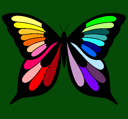 Dibujo Mariposa 8 pintado por beurini
