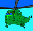Dibujo Helicóptero al rescate pintado por pafran