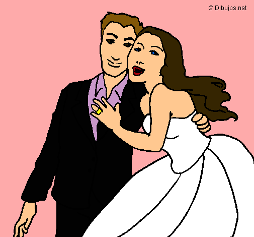 Dibujo Marido y mujer pintado por Meliiii