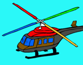 Dibujo Helicóptero  pintado por ivankoc