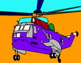 Dibujo Helicóptero al rescate pintado por gerar