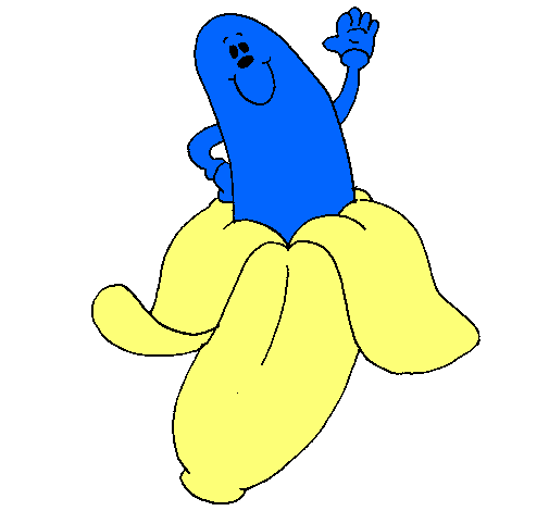 Dibujo Banana pintado por noeliasita