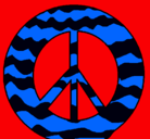 Dibujo Símbolo de la paz pintado por Qkique