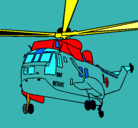 Dibujo Helicóptero al rescate pintado por daniel2