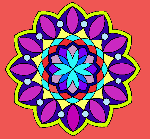 Dibujo Mandala 3 pintado por jhaimar