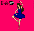 Dibujo Barbie bailarina de ballet pintado por fwjkdhvwejfg