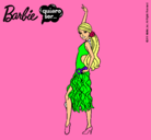 Dibujo Barbie flamenca pintado por christian1
