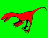 Dibujo Velociraptor II pintado por alvaro07