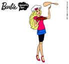 Dibujo Barbie cocinera pintado por mfsa