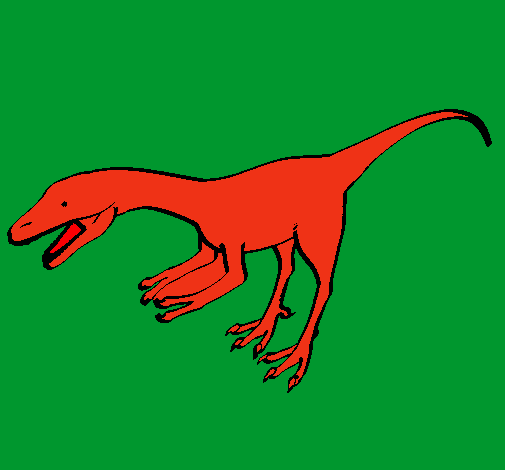 Dibujo Velociraptor II pintado por luly1