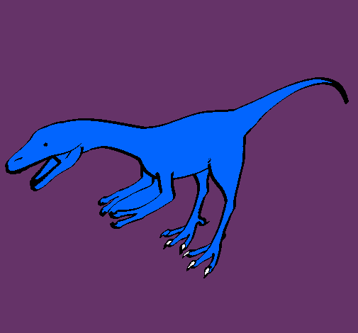 Dibujo Velociraptor II pintado por Saules