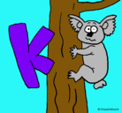 Dibujo Koala pintado por anie 