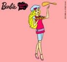 Dibujo Barbie cocinera pintado por luciah