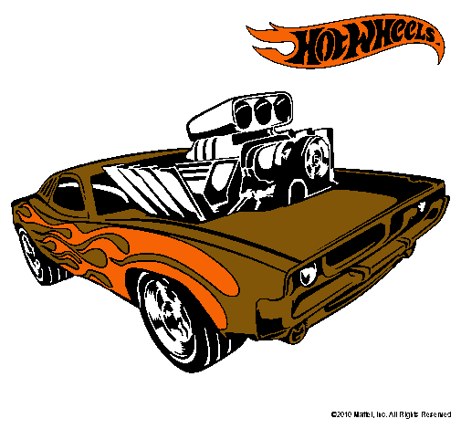 Dibujo Hot Wheels 11 pintado por Osbaldo1