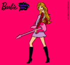 Dibujo Barbie la rockera pintado por ilargi