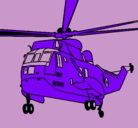 Dibujo Helicóptero al rescate pintado por 1004