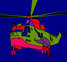 Dibujo Helicóptero al rescate pintado por rhay