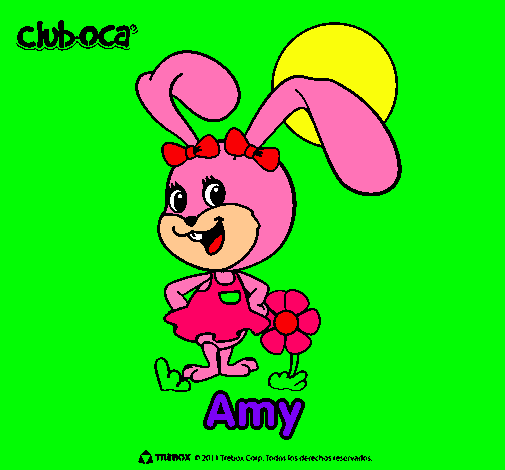 Dibujo Amy pintado por BRANDONROSAS