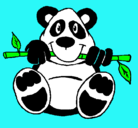 Dibujo Oso panda pintado por marcelo183