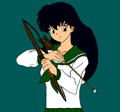 Dibujo Kagome pintado por YaraNava