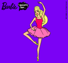 Dibujo Barbie bailarina de ballet pintado por isabelNoda