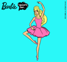 Dibujo Barbie bailarina de ballet pintado por guapetona