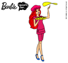 Dibujo Barbie cocinera pintado por MILCA