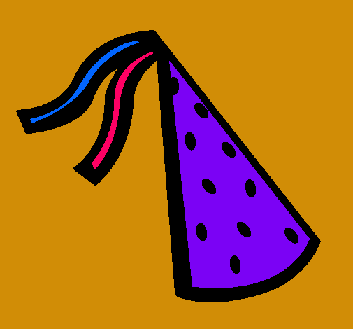 Dibujo Sombrero de cumpleaños pintado por IVANCITO