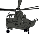 Dibujo Helicóptero al rescate pintado por dajo