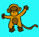 Dibujo Mono pintado por majito
