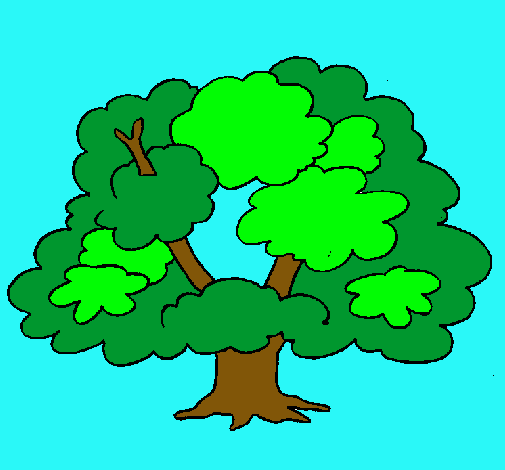 Dibujo Árbol pintado por amapola8