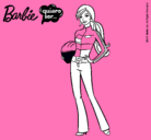Dibujo Barbie piloto de motos pintado por christian1