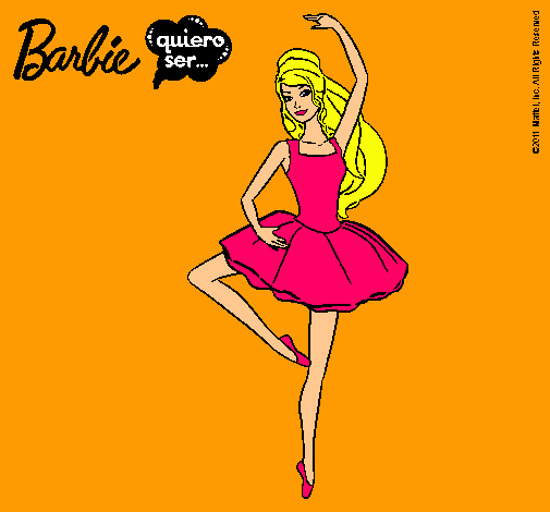 Dibujo Barbie bailarina de ballet pintado por Gianna