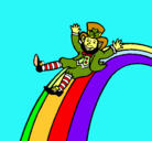 Dibujo Duende en el arco iris pintado por kathalina 