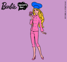 Dibujo Barbie de chef pintado por zanaoria