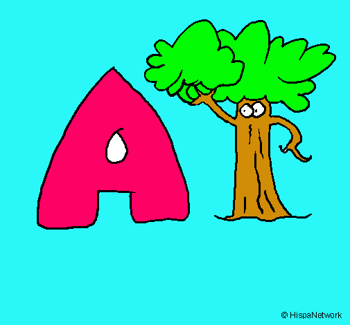 Dibujo Árbol pintado por Alejandras