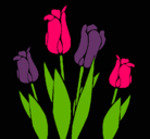 Dibujo Tulipanes pintado por AnyLozz