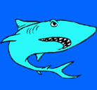 Dibujo Tiburón pintado por jose1320