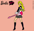 Dibujo Barbie la rockera pintado por osiris