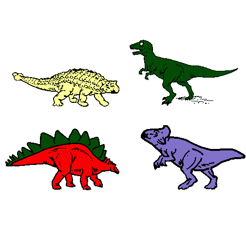 Dibujo Dinosaurios de tierra pintado por furiozo