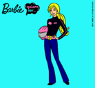 Dibujo Barbie piloto de motos pintado por tigrilla