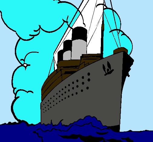 Dibujo Barco de vapor pintado por Osbaldo1