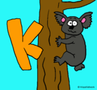Dibujo Koala pintado por koala