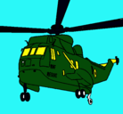 Dibujo Helicóptero al rescate pintado por 5433rt
