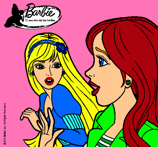 Dibujo Barbie sorprendida pintado por CrIsStInAh