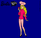 Dibujo Barbie de chef pintado por chef