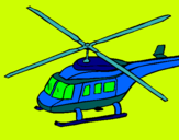 Dibujo Helicóptero  pintado por iridia